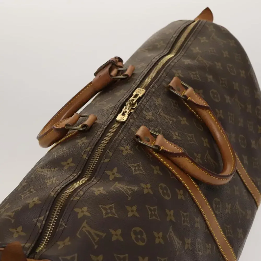 LOUIS VUITTON Monogram Keepall 55 Boston Bag M41424